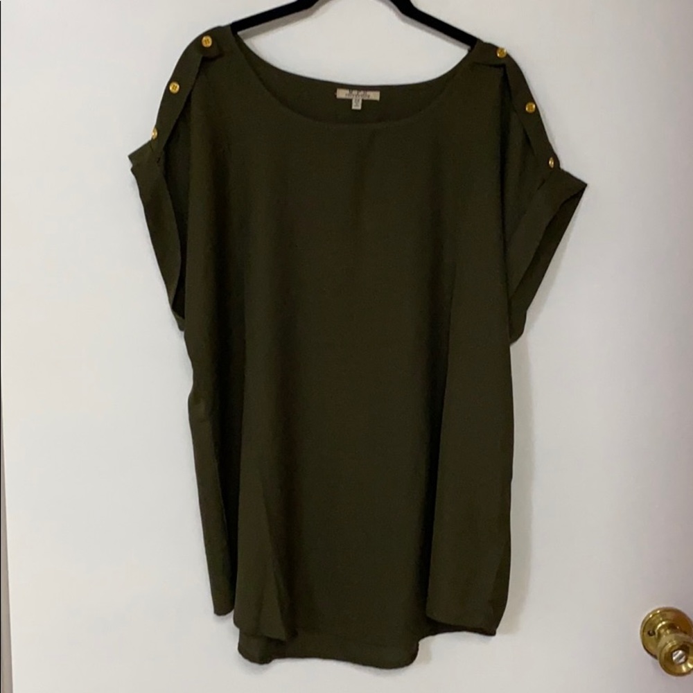 Green Army Blouse